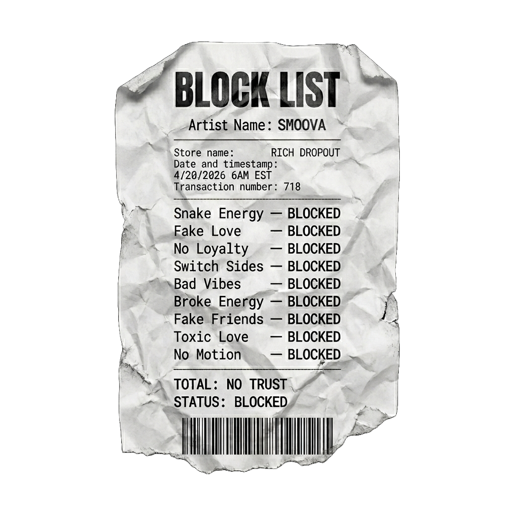 BlockList Tee Receipt
